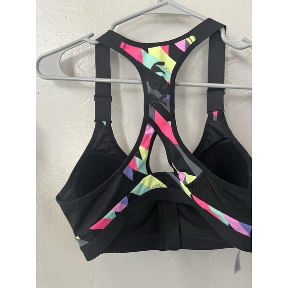 VICTORIAS SECRET SPORT KNOCKOUT UNDERWIRE SPORTS BRA 34B FRONT ZIP - Picture 3 of 4